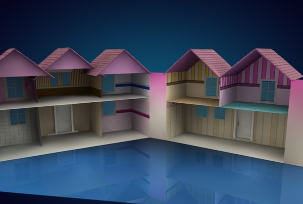 dollhouse house c4d - Dollhouse by Michael Goldberg
